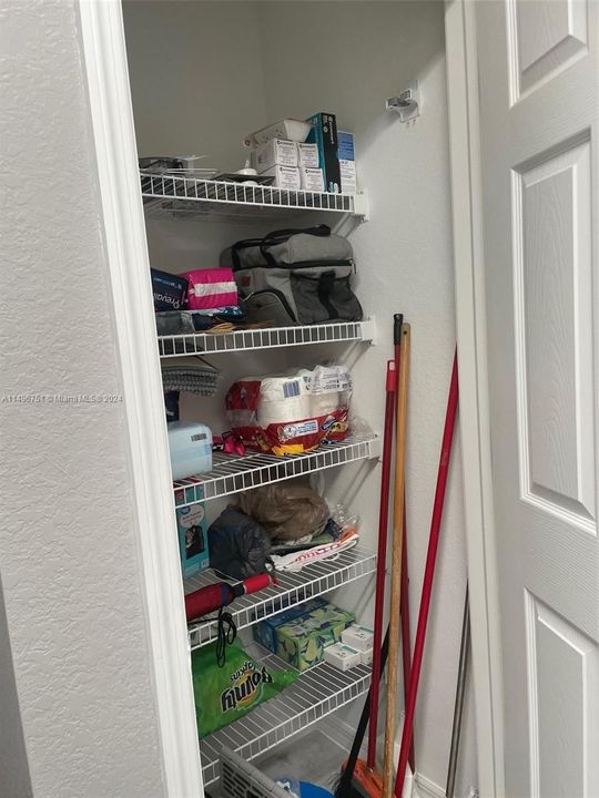 Laundry Storage Closet