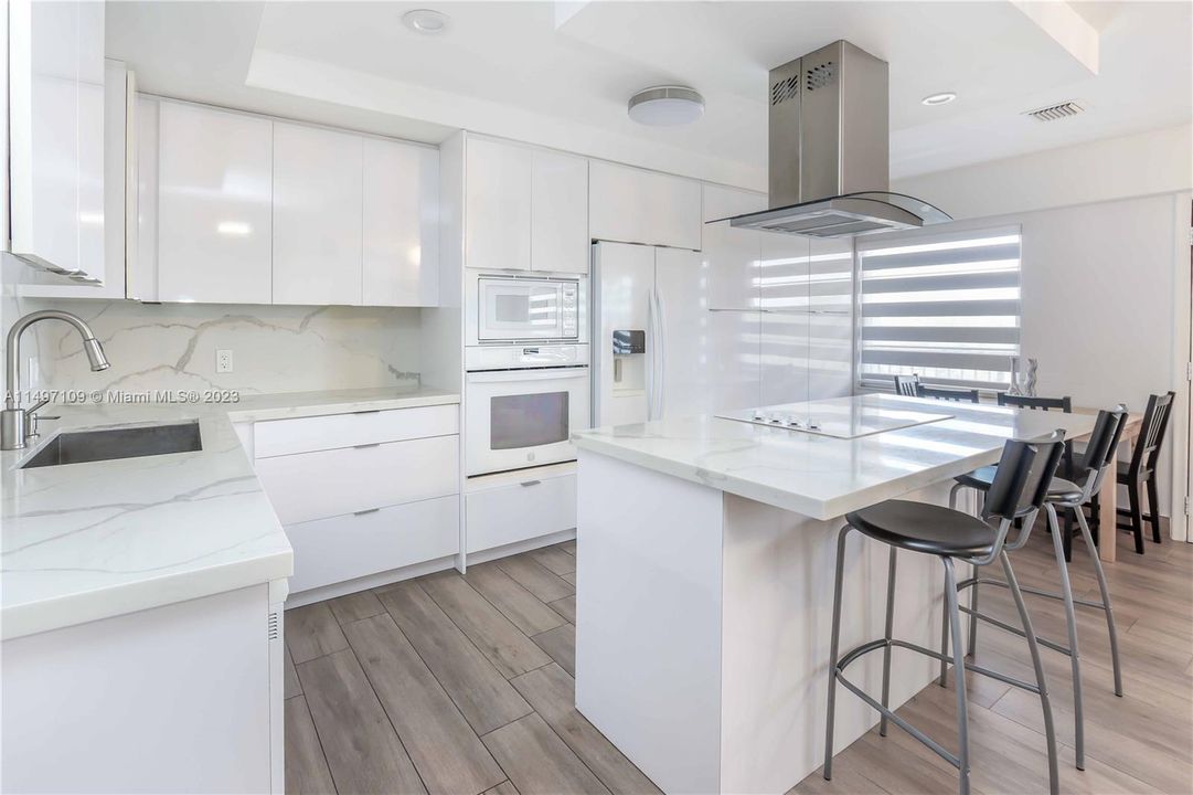 Totally Renovated Kitchen with Quartz Countertops!