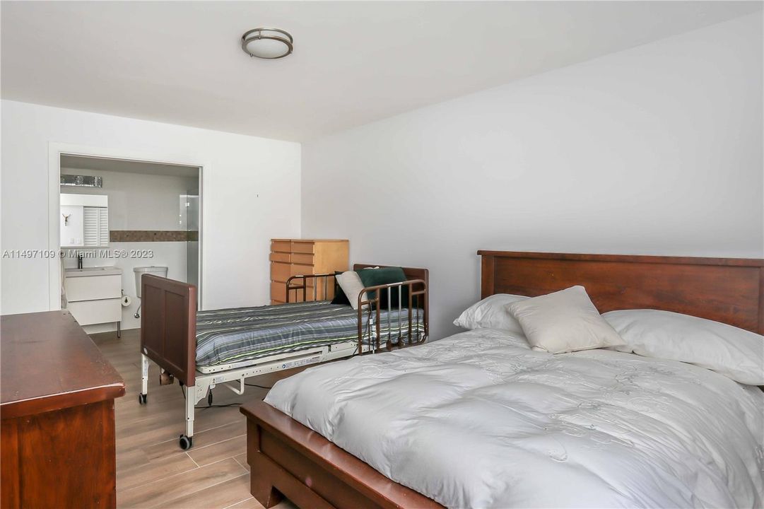 Master Bedroom with Renovated On Suite!