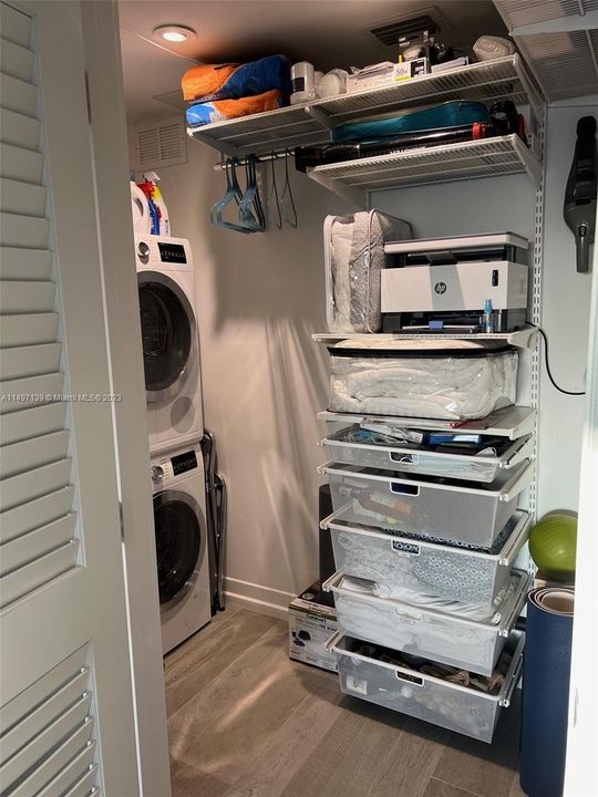 laundry closet