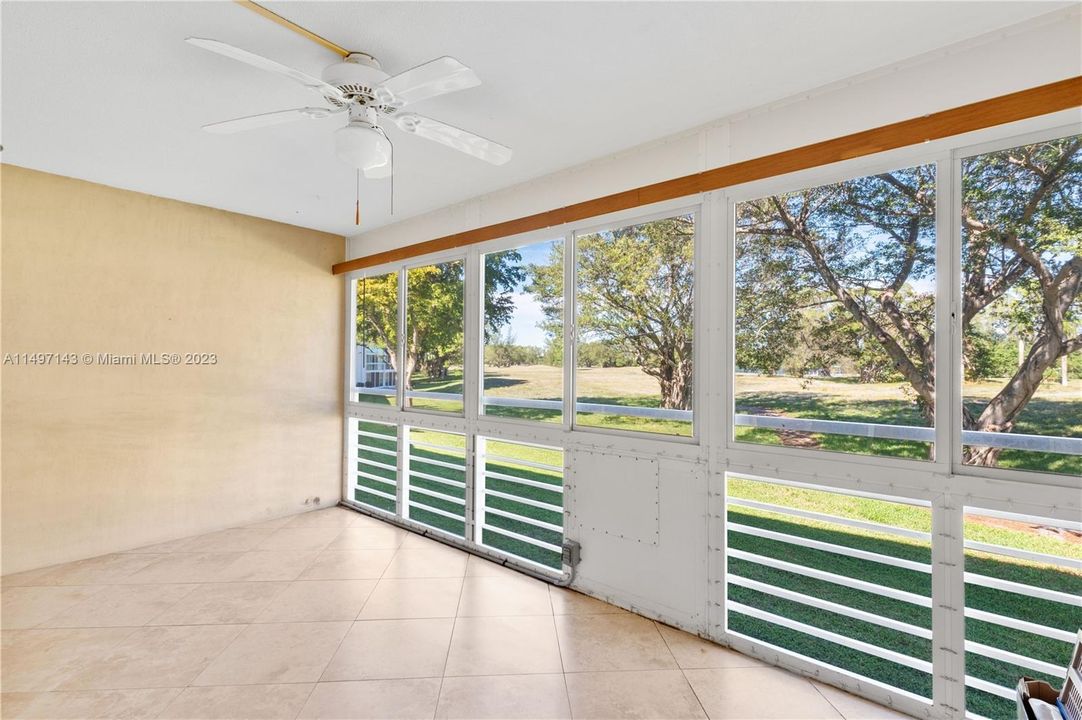 Great view of the Green Space and future Park