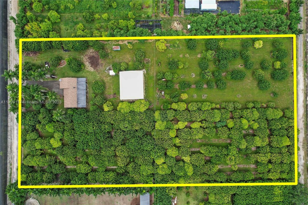 5 ACRE HOME FOOTPRINT VIEW