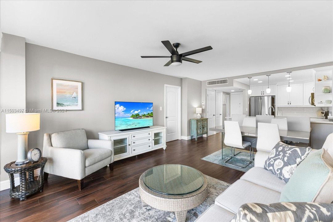Perfect Living Space.  Just bring your clothes and personal items...20400 W Country Club Drive, Unit #316 is now for sale. Aventura, FL. Biscaya Condo.