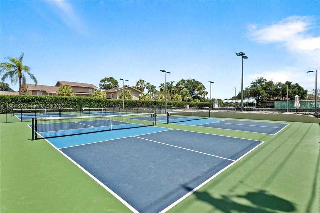 Many Pickleball courts