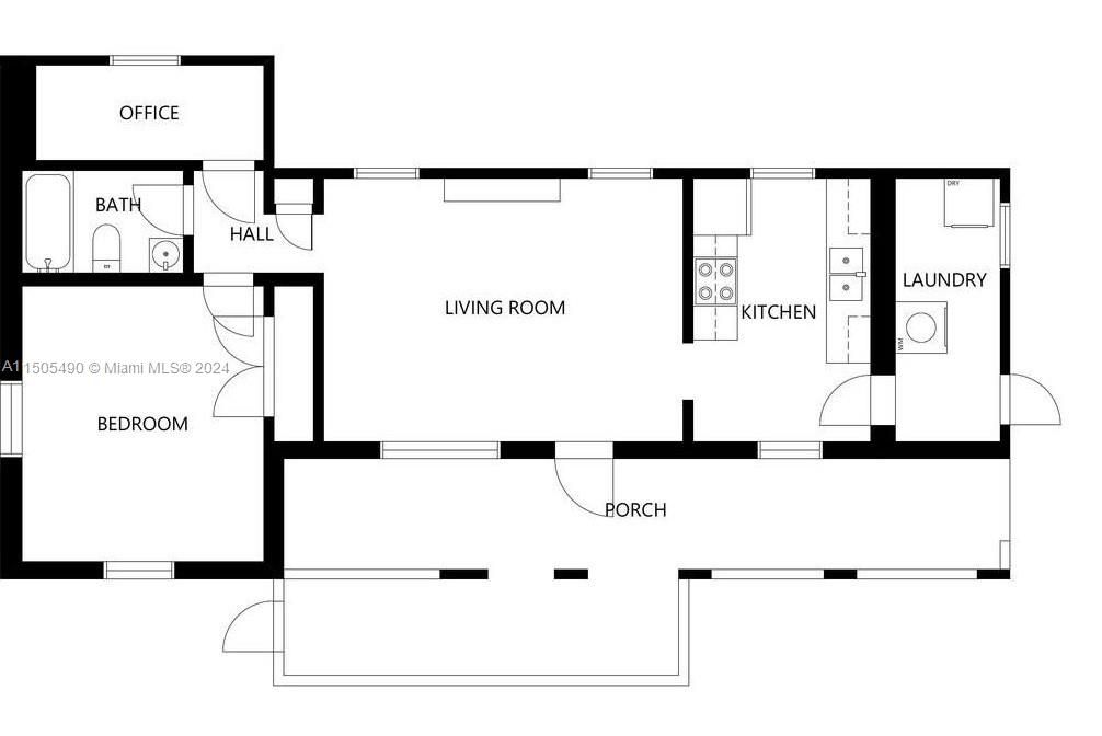 Recently Rented: $2,100 (1 beds, 1 baths, 1268 Square Feet)