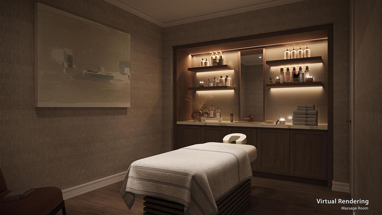 Massage Room Rendering
