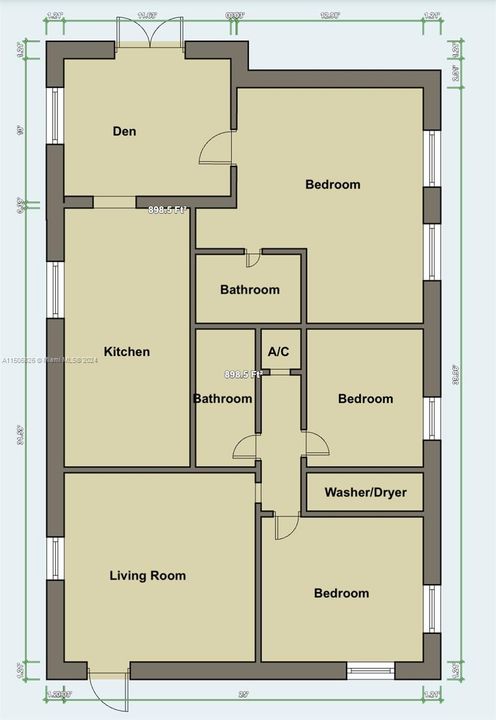 Recently Sold: $590,000 (3 beds, 2 baths, 1024 Square Feet)