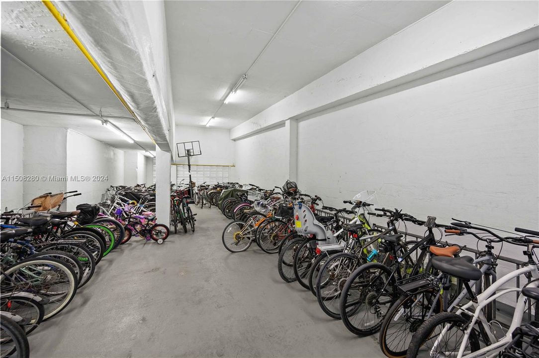 Bicycle Storage room