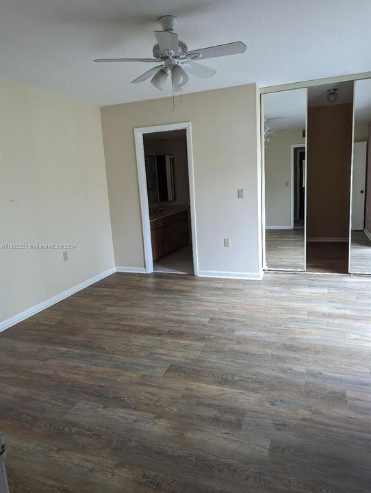 Master Bedroom is Bright & New Flooring