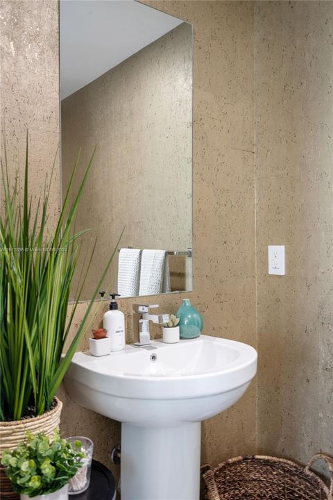 HALF BATHROOM DOWNSTAIRS