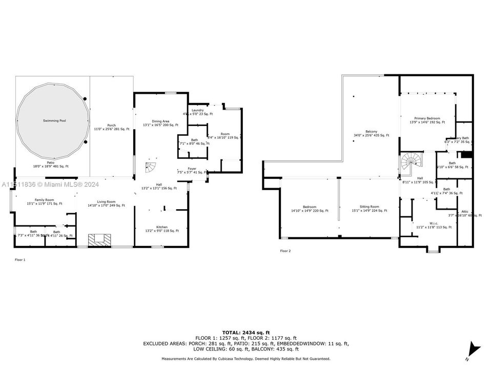 Activo con contrato: $5,900,000 (4 camas, 4 baños, 2831 Pies cuadrados)