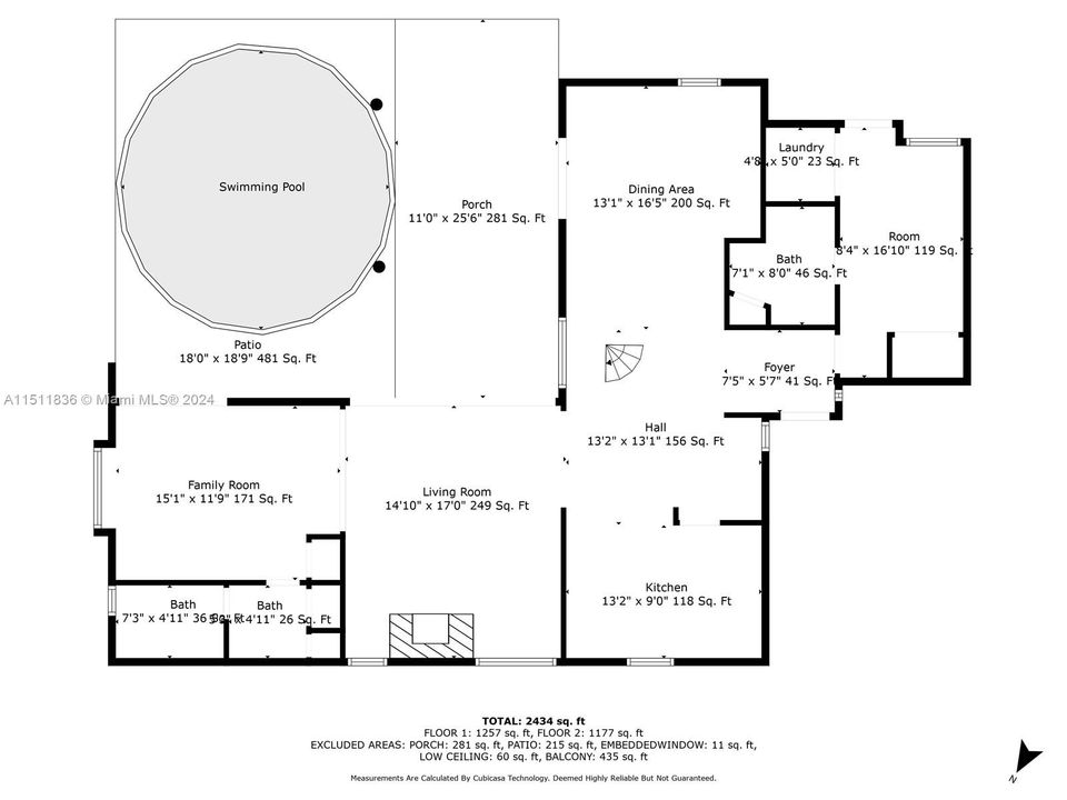 Activo con contrato: $5,900,000 (4 camas, 4 baños, 2831 Pies cuadrados)