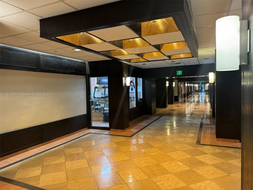 Lobby level Hallway