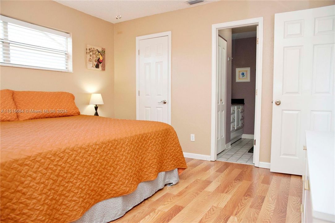 Master Bedroom, Entrance to Master Bathroom