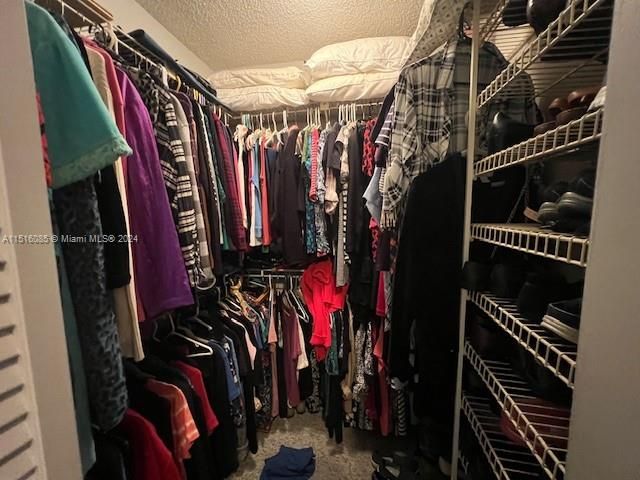 walk in closet - there are 2 in master