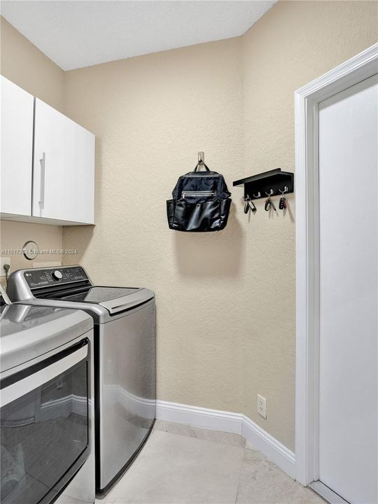 Indoor laundry room