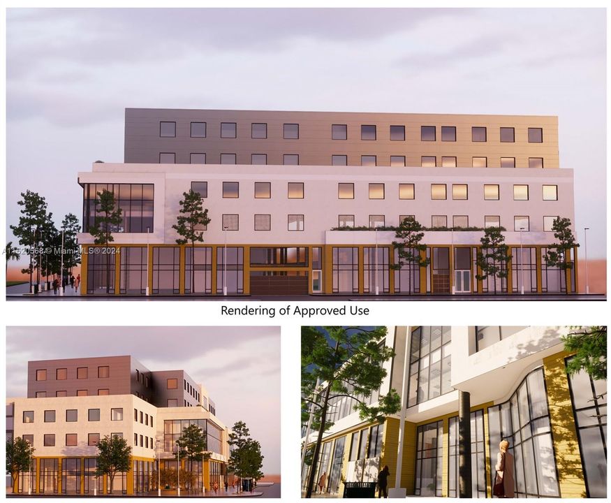 Renderings of approved project