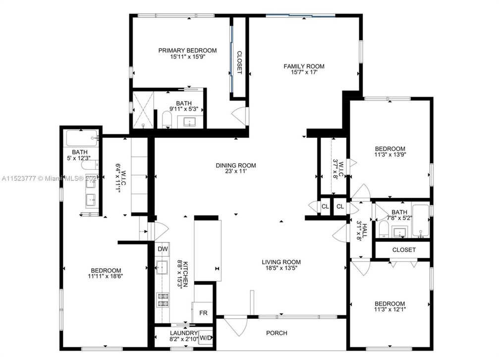 Active With Contract: $1,495,000 (4 beds, 3 baths, 2229 Square Feet)