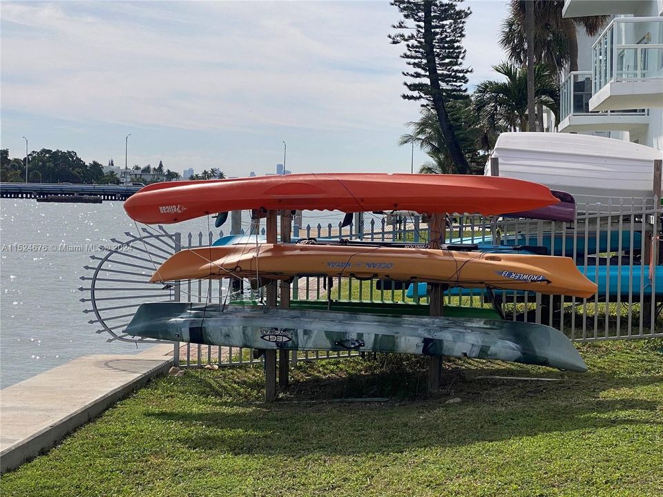 Canoe/ Paddle boards storage