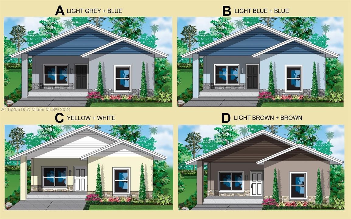 Exterior paint color options