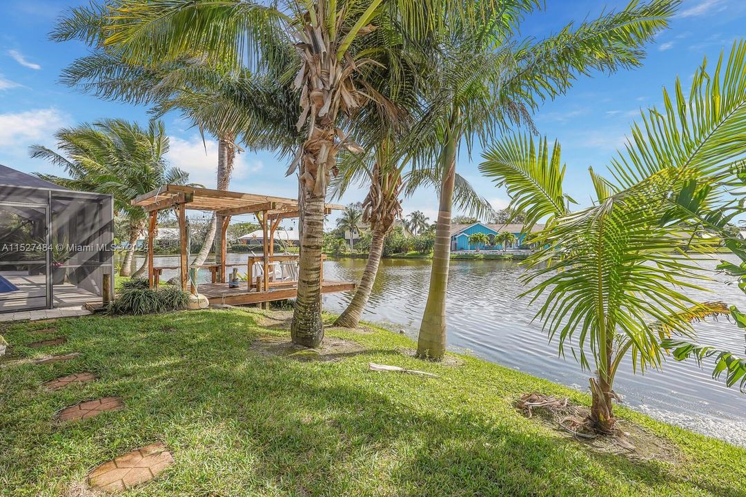 Lake view from the backyard