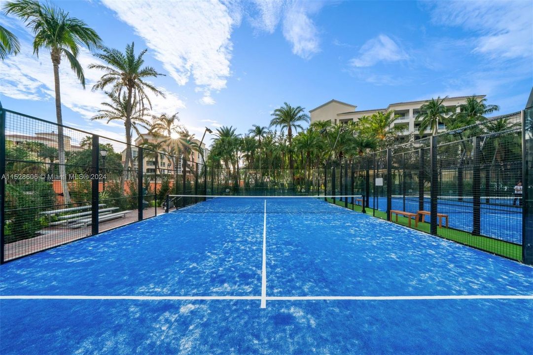 Paddle courts
