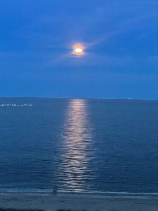 FULL MOON FROM BALCONY