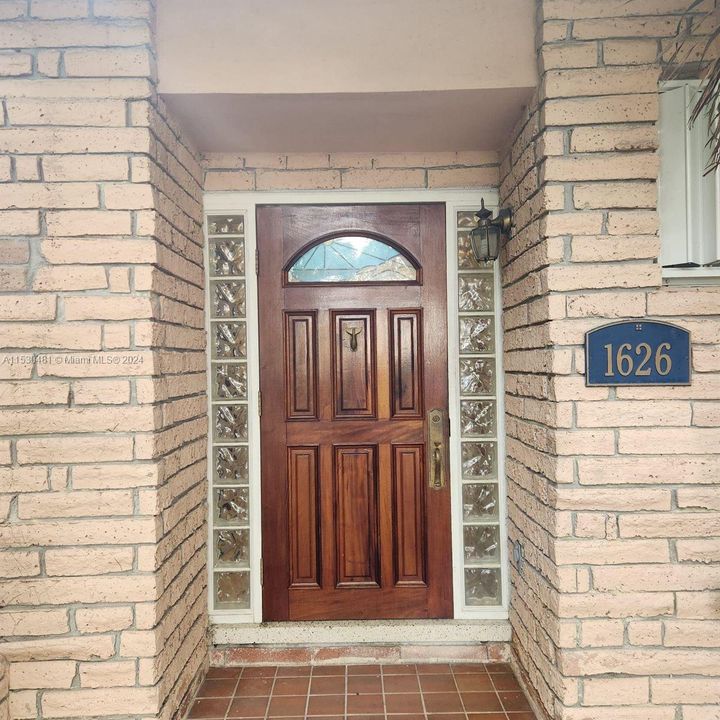 Front door East House