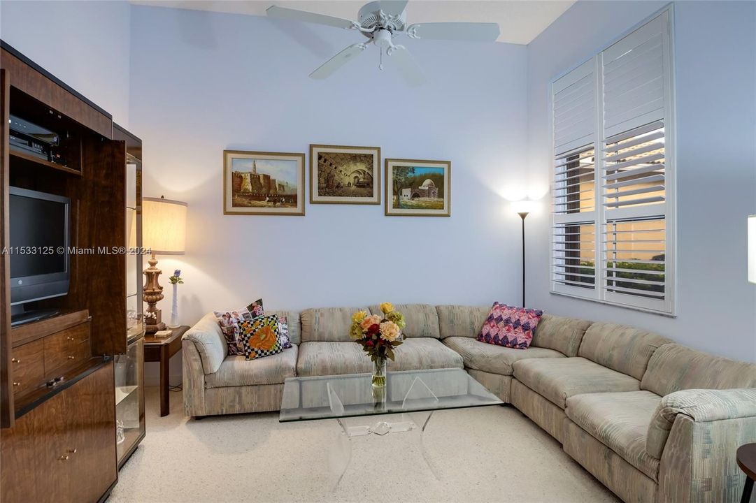 Can be a third bedroom with pocket doors