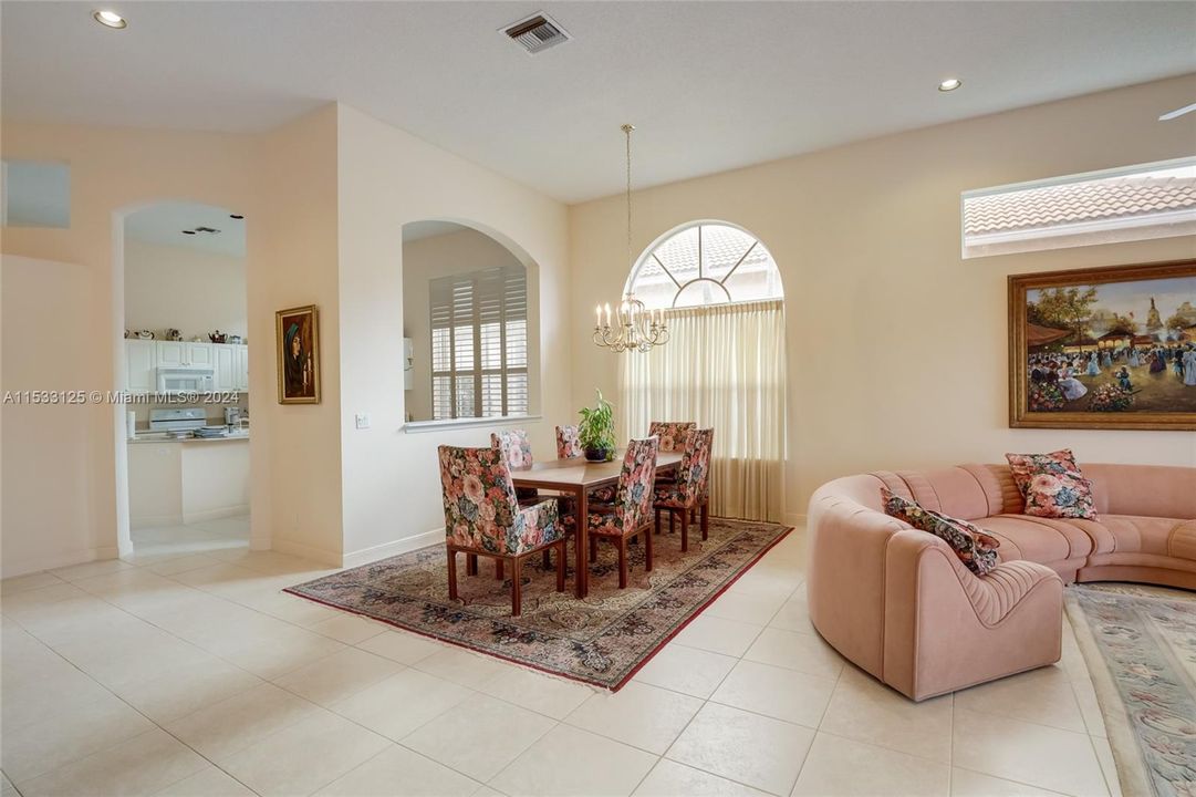 combined with living room