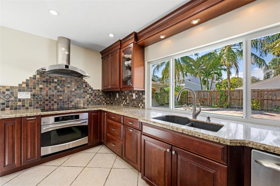 Impact windows throughout the house