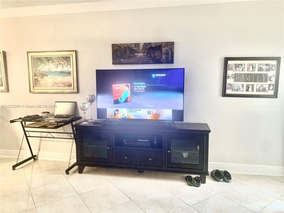 LARGE TV & STAND