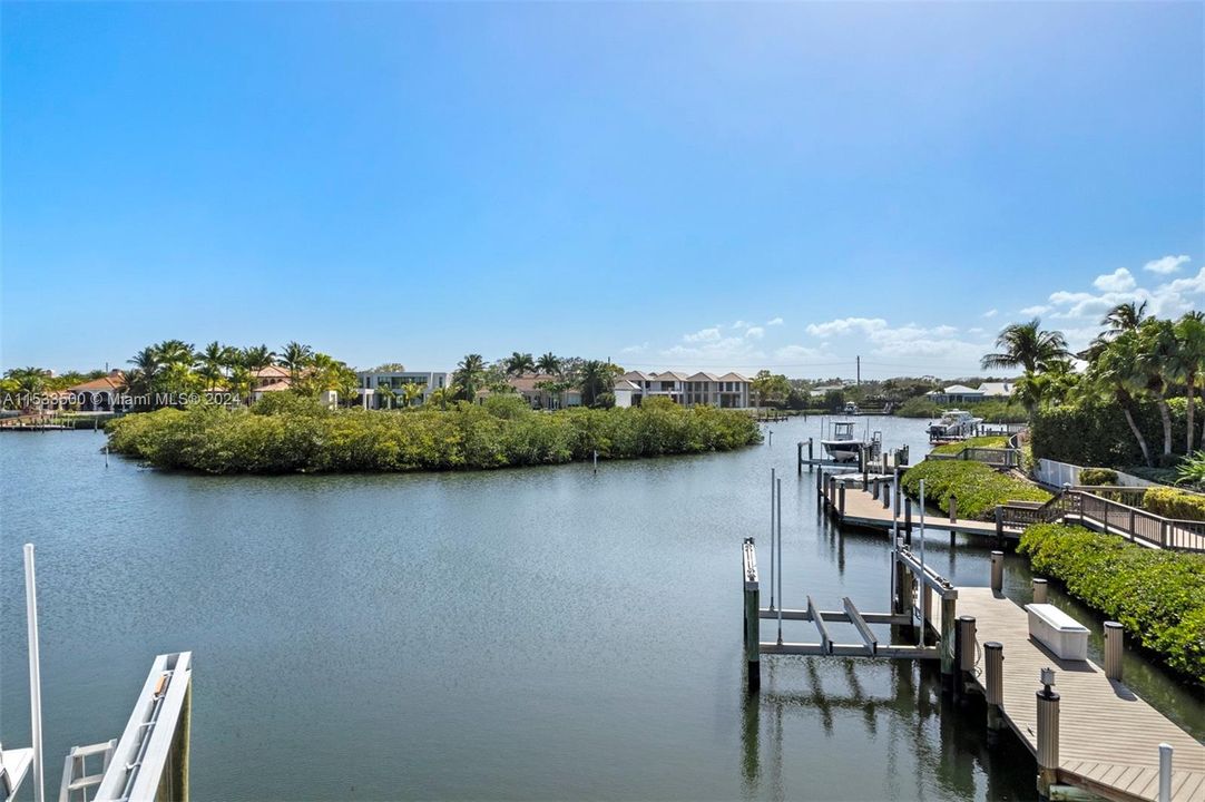 Navigable Water View from Dock