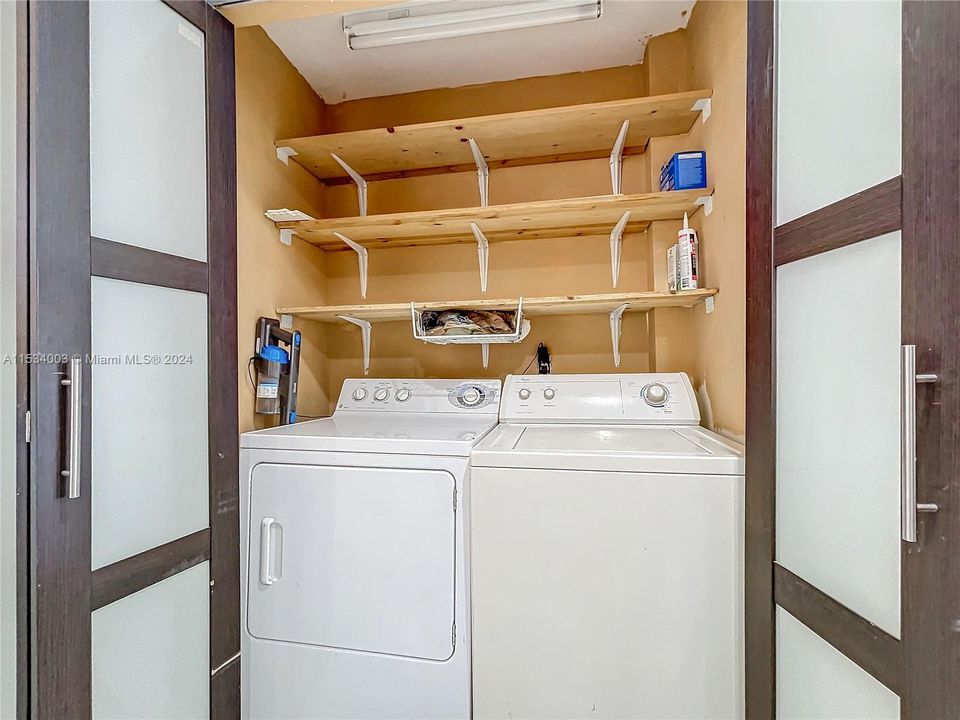 Washer and Dryer room