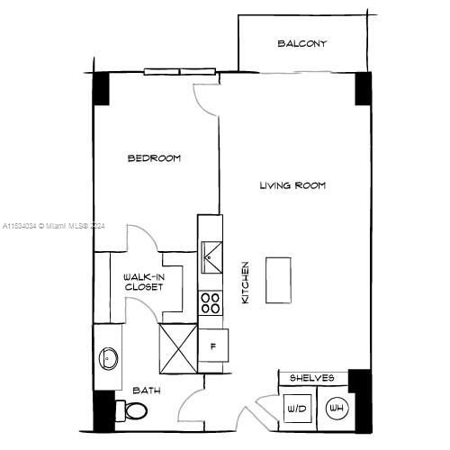 Recently Rented: $3,803 (1 beds, 1 baths, 830 Square Feet)