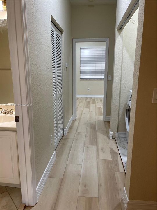 Powder room downstairs.