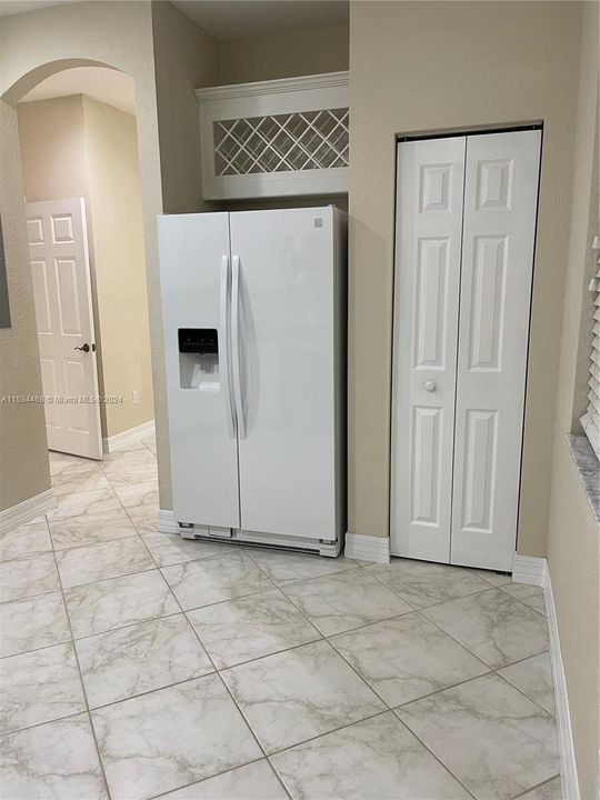Spacious pantry