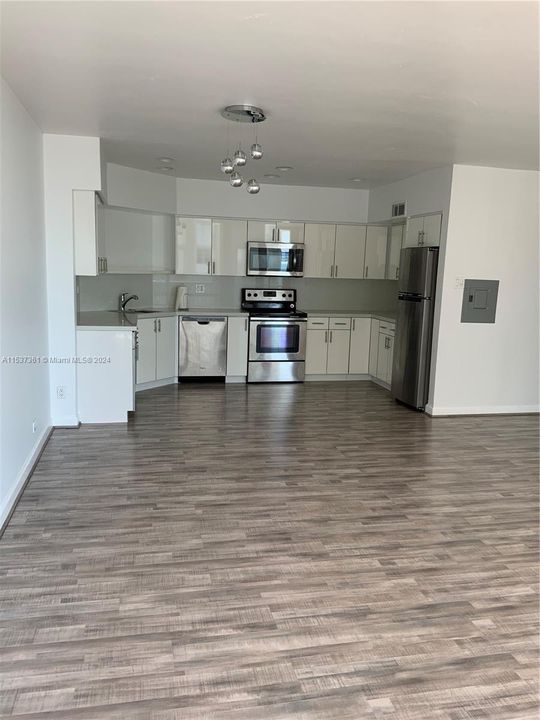 Open concept kitchen