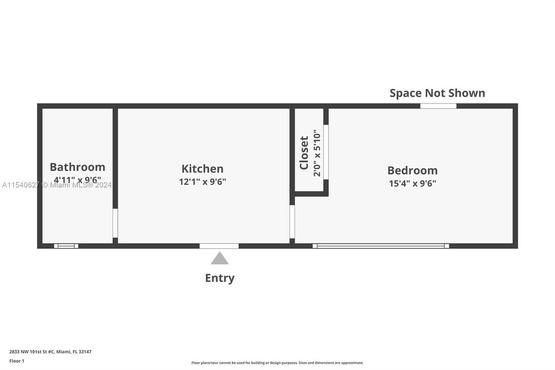 Recently Rented: $1,300 (1 beds, 1 baths, 315 Square Feet)