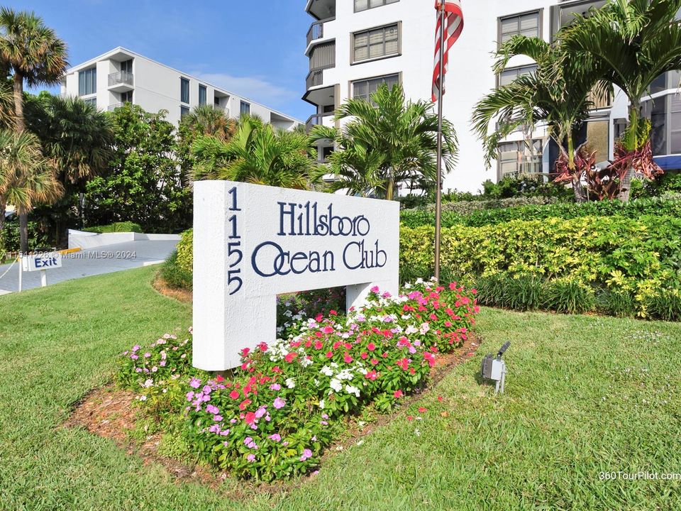 Hillsboro Ocean Club Outdoor Sign