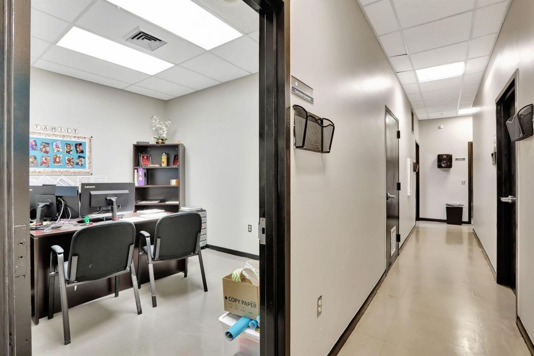 Gymnasium office area