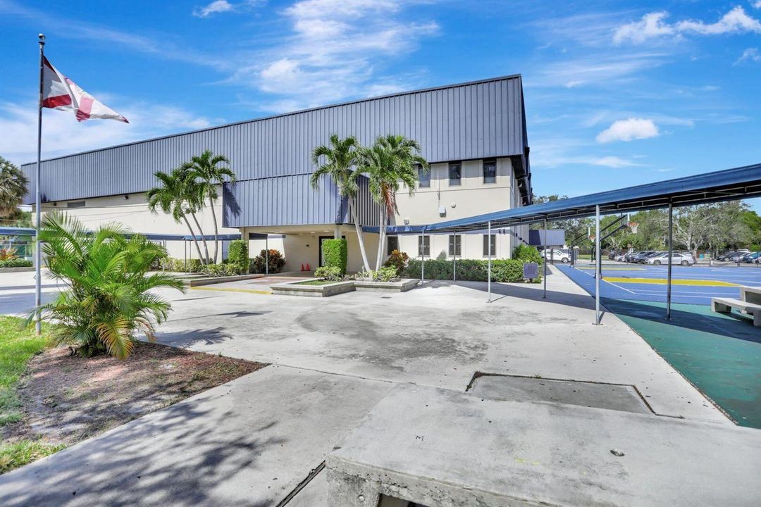 Gymnasium Building Entrance
