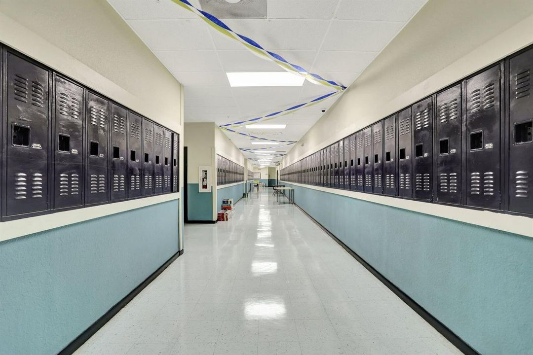 Gymnasium Building 2nd floor hallway