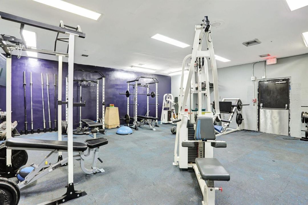 Weight room