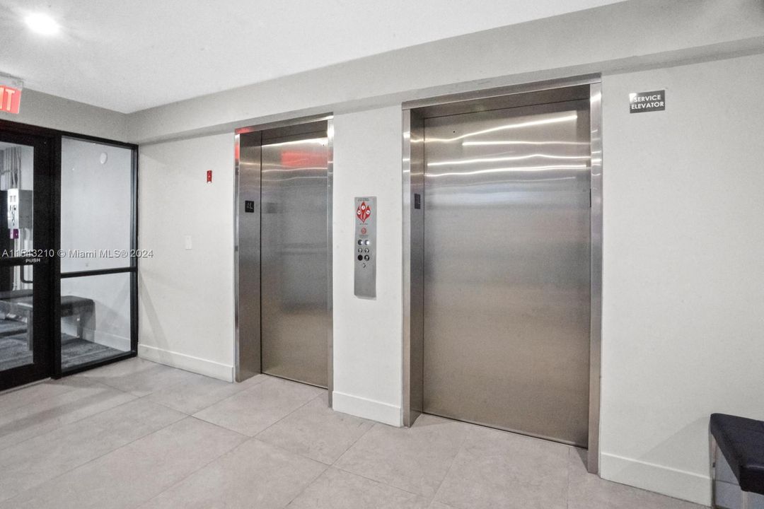 Newer elevators.