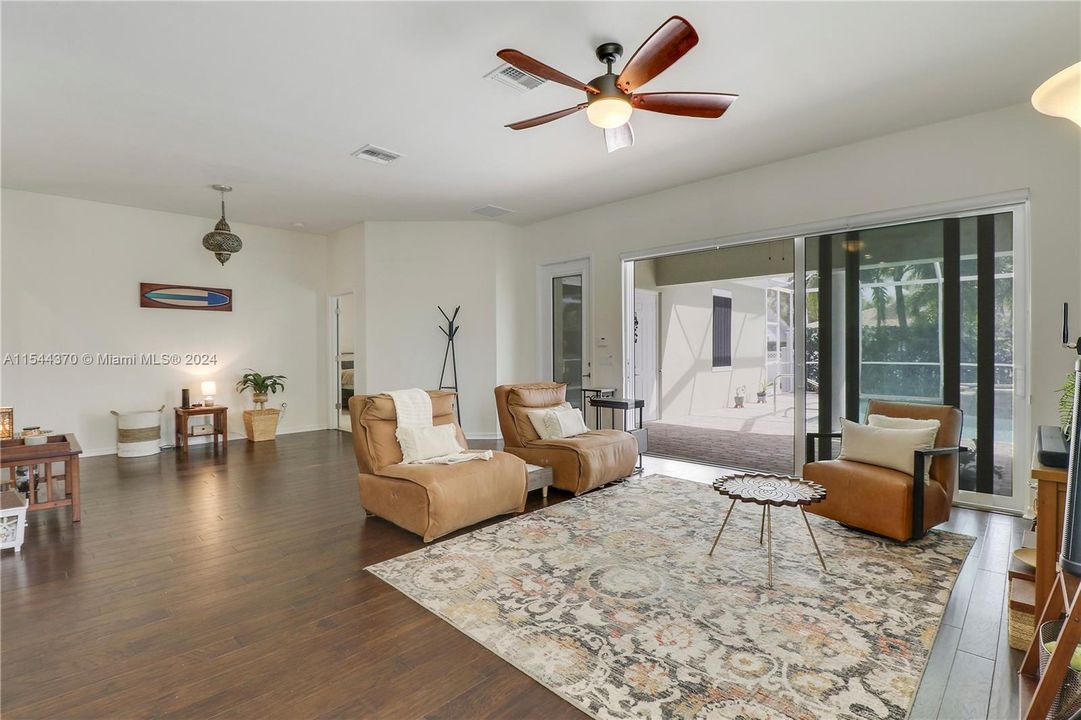 Living Room Overlooking Patio