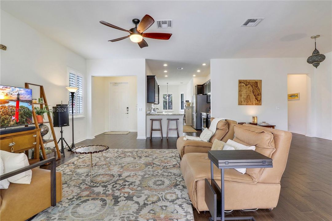 Foyer Leading to Living Room