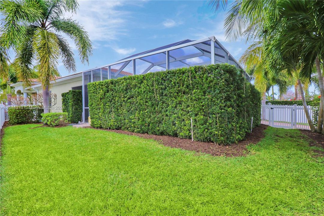 Private Tropical Landscaping w/ Fenced In Yard