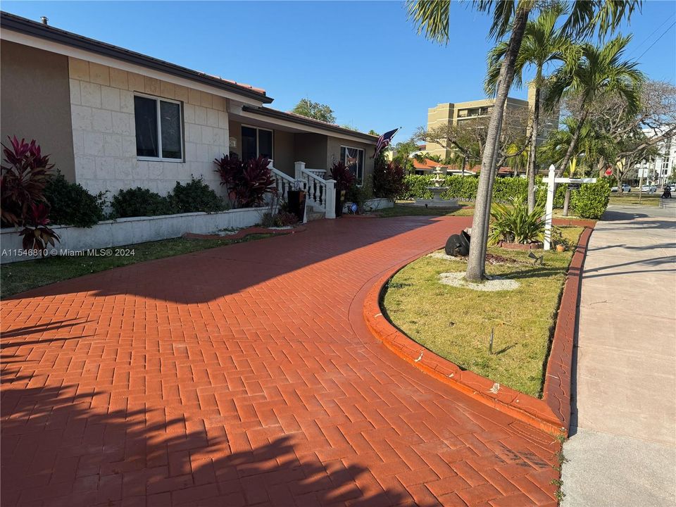 Main Entrance, Back Entrance is Garage Entry