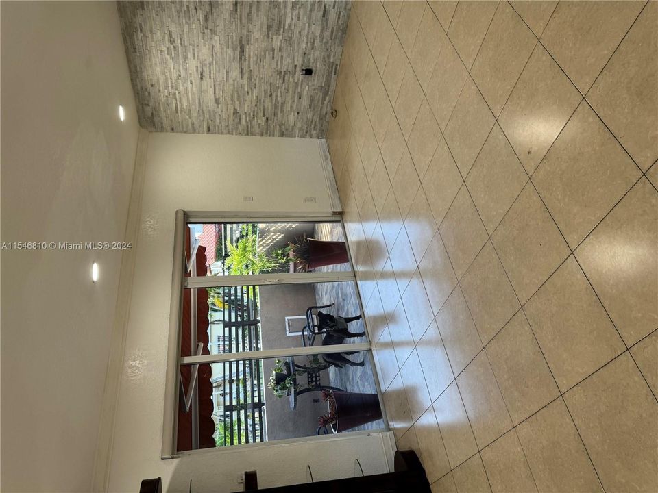 With Entry to the Indoor Terrace